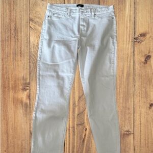 7 For All Mankind White Denim Size 32